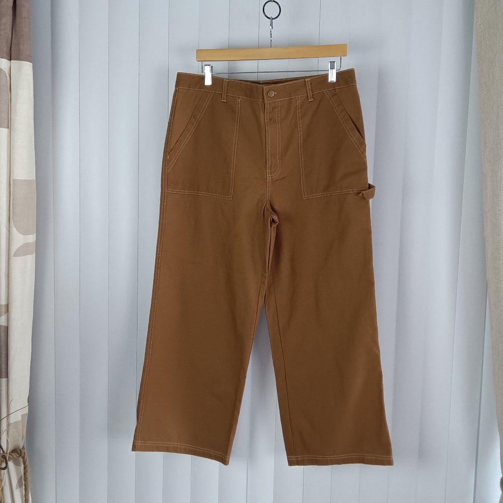 wild fable Wide Leg Carpenter Pants in Brown